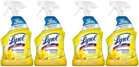 PACK OF 4 Lysol All Purpose Cleaner Spray, Multi-Purpose Disinfecting Spray