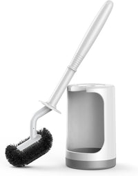 HAMITOR Toilet Bowl Brush Holder Set