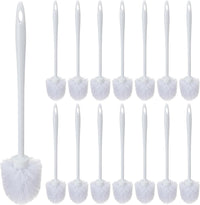 Tioncy 15 Pcs 14.2 Inch Toilet Brush Commercial Heavy Duty Toilet Bowl