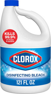 Clorox Disinfecting Liquid Bleach Cleaner, Regular Scent, 121 fl oz