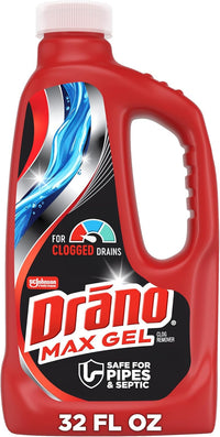 Drano Max Gel Drain Clog Remover & Cleaner 32 Oz