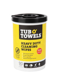 Tub O' Towels TW90 Heavy Duty 10" x 12" Multi-Surface Cleaning Wipes 90 Count