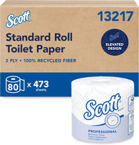 Scott Professional Bulk Toilet Paper Individually Wrapped (80 Rolls of 473 Sheets,)