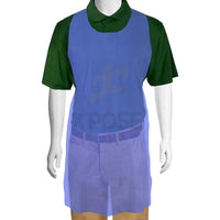Xpose Safety Disposable Aprons, Blue (100 Pack), 24" x 48"